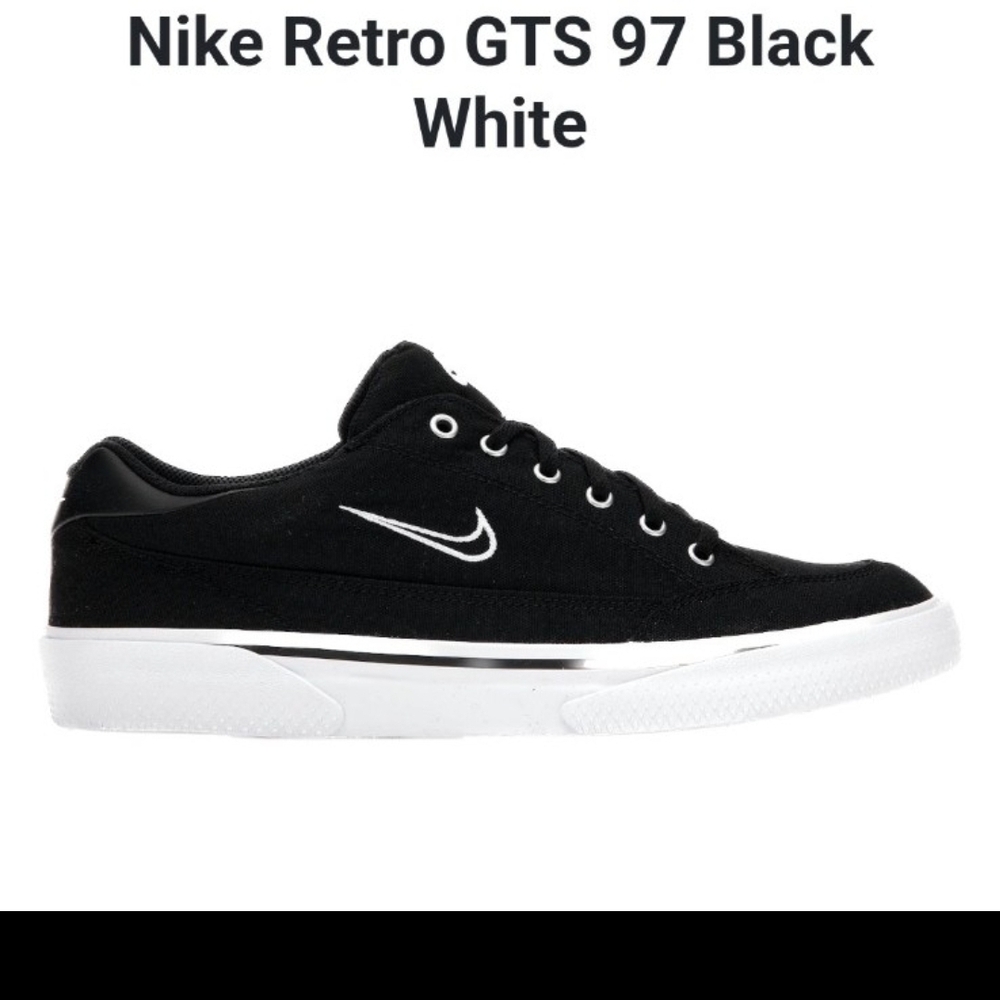 Nike Retro GTS 97 Black White Unisex Shoes Size 9.5W Size 8M